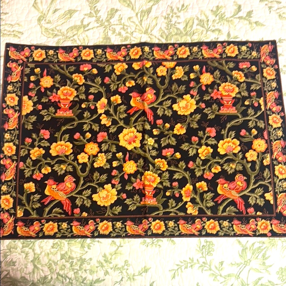 April Cornell Floral Placemat 14” X 18”